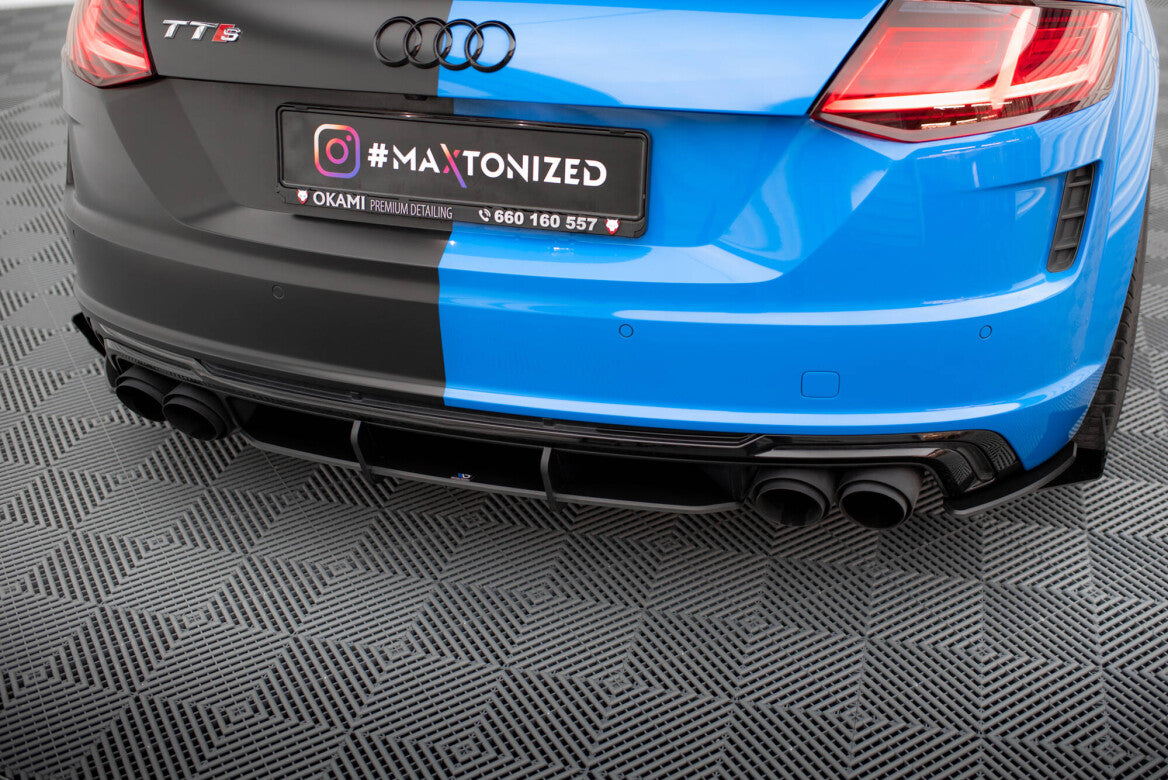 Street Pro Heckschürze Heck Ansatz Diffusor für Audi TT S 8S Maxton Design