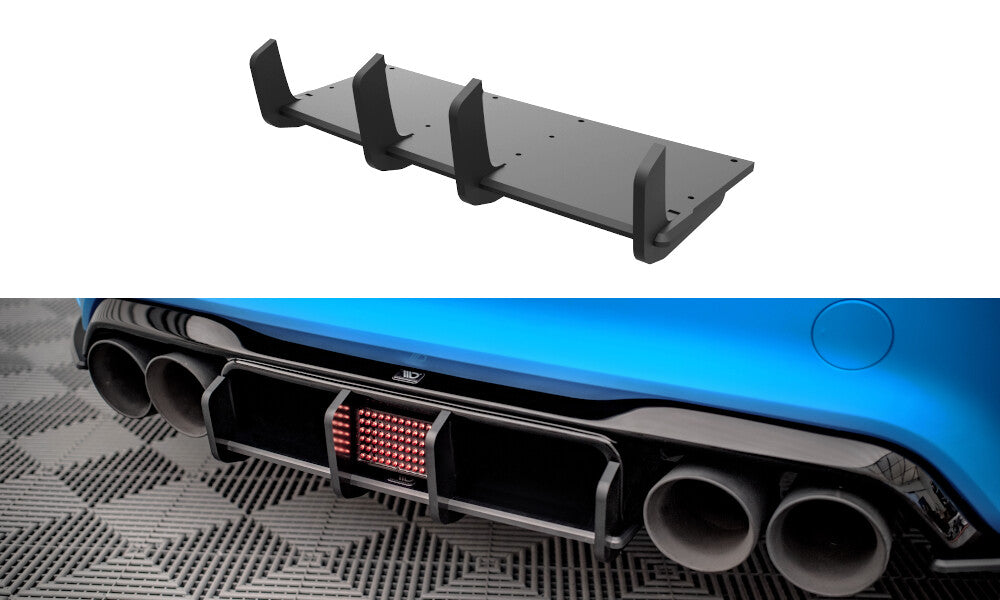 Street Pro Heckschürze Heck Ansatz Diffusor für BMW M2 F87 Maxton Design