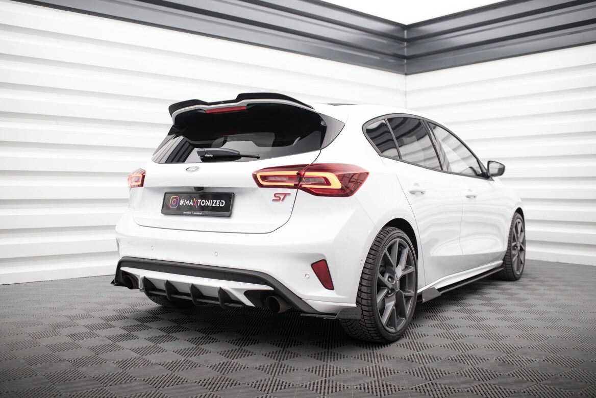 Street Pro Heckschürze Heck Ansatz Diffusor für Ford Focus ST Mk4 Maxton Design