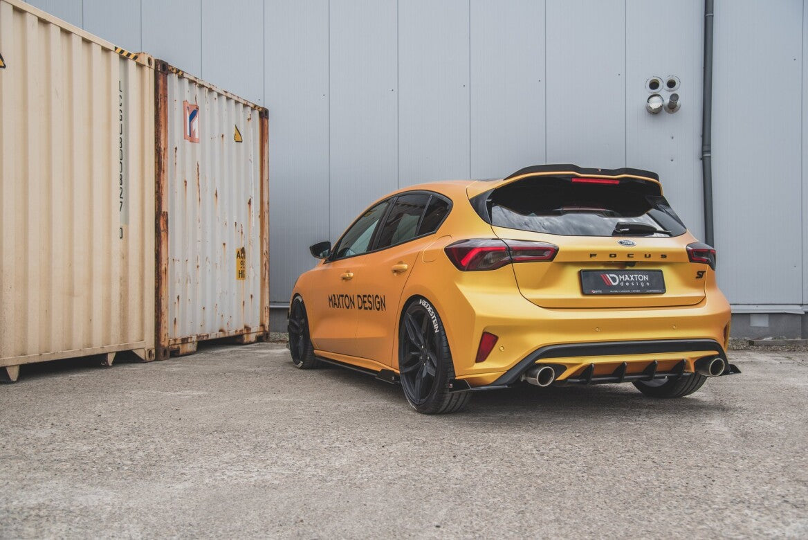 Street Pro Heckschürze Heck Ansatz Diffusor für Ford Focus ST Mk4 Maxton Design
