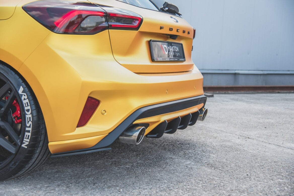 Street Pro Heckschürze Heck Ansatz Diffusor für Ford Focus ST Mk4 Maxton Design