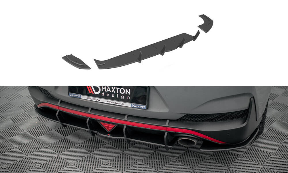 Street Pro Heck Ansatz Diffusor für Hyundai I30 Fastback N-Line FL Maxton Design