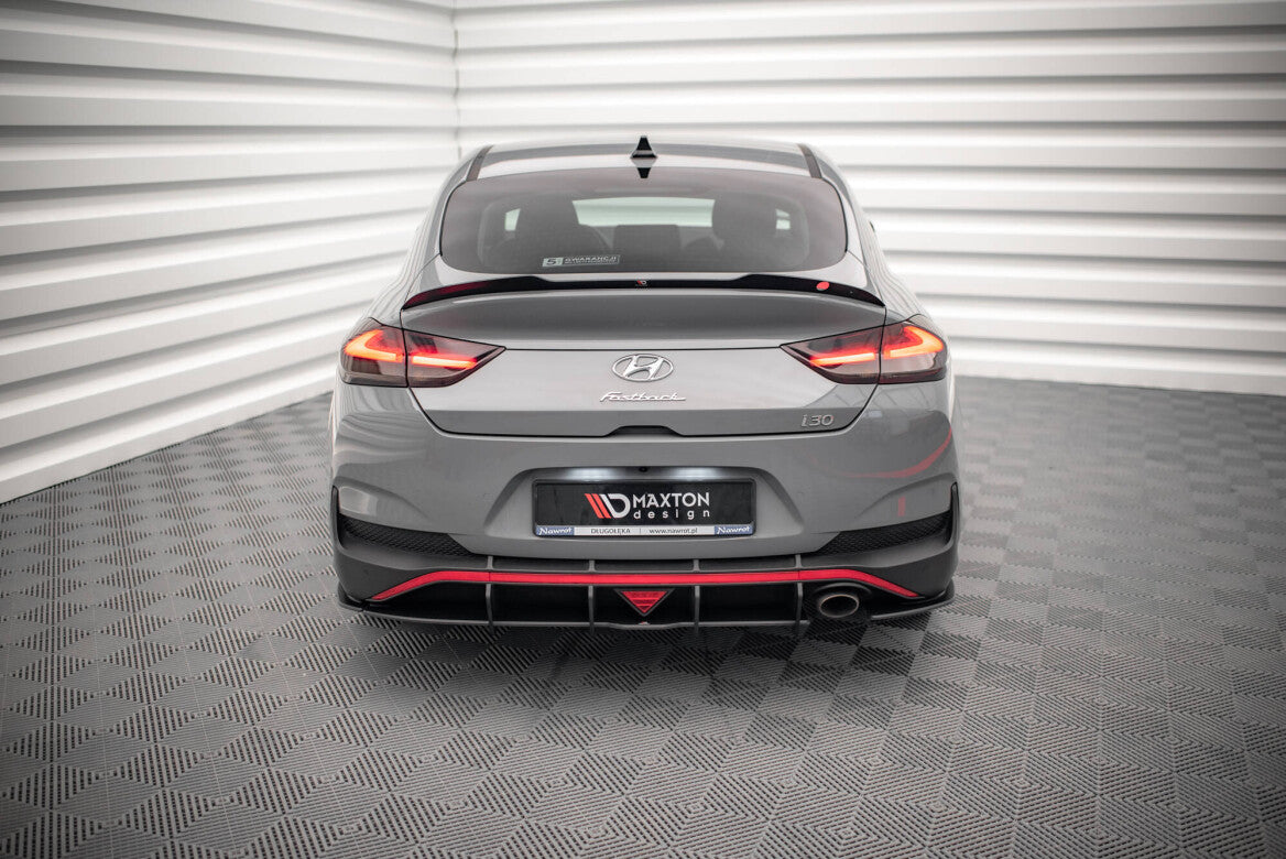 Street Pro Heck Ansatz Diffusor für Hyundai I30 Fastback N-Line FL Maxton Design
