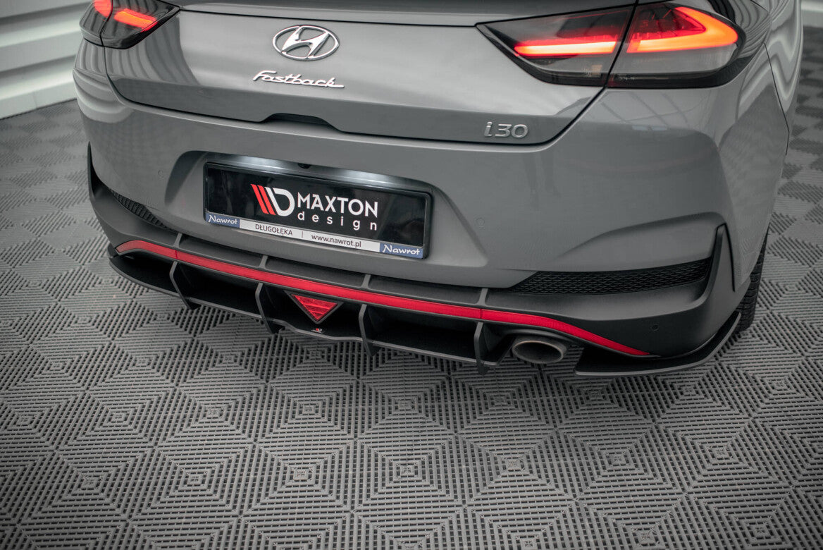 Street Pro Heck Ansatz Diffusor für Hyundai I30 Fastback N-Line FL Maxton Design