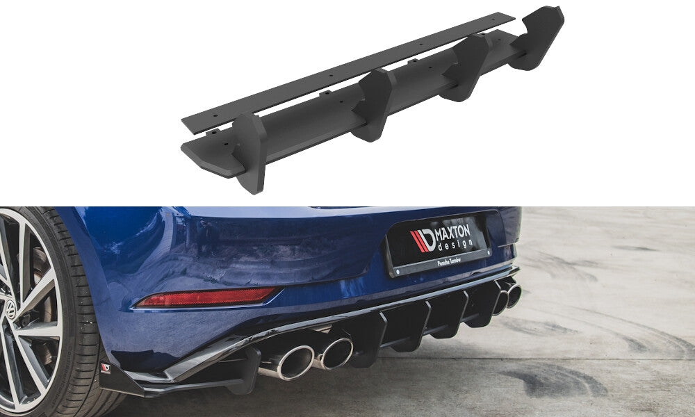 Street Pro Heckschürze Heck Ansatz Diffusor für VW Golf 7 R Facelift   Maxton Design