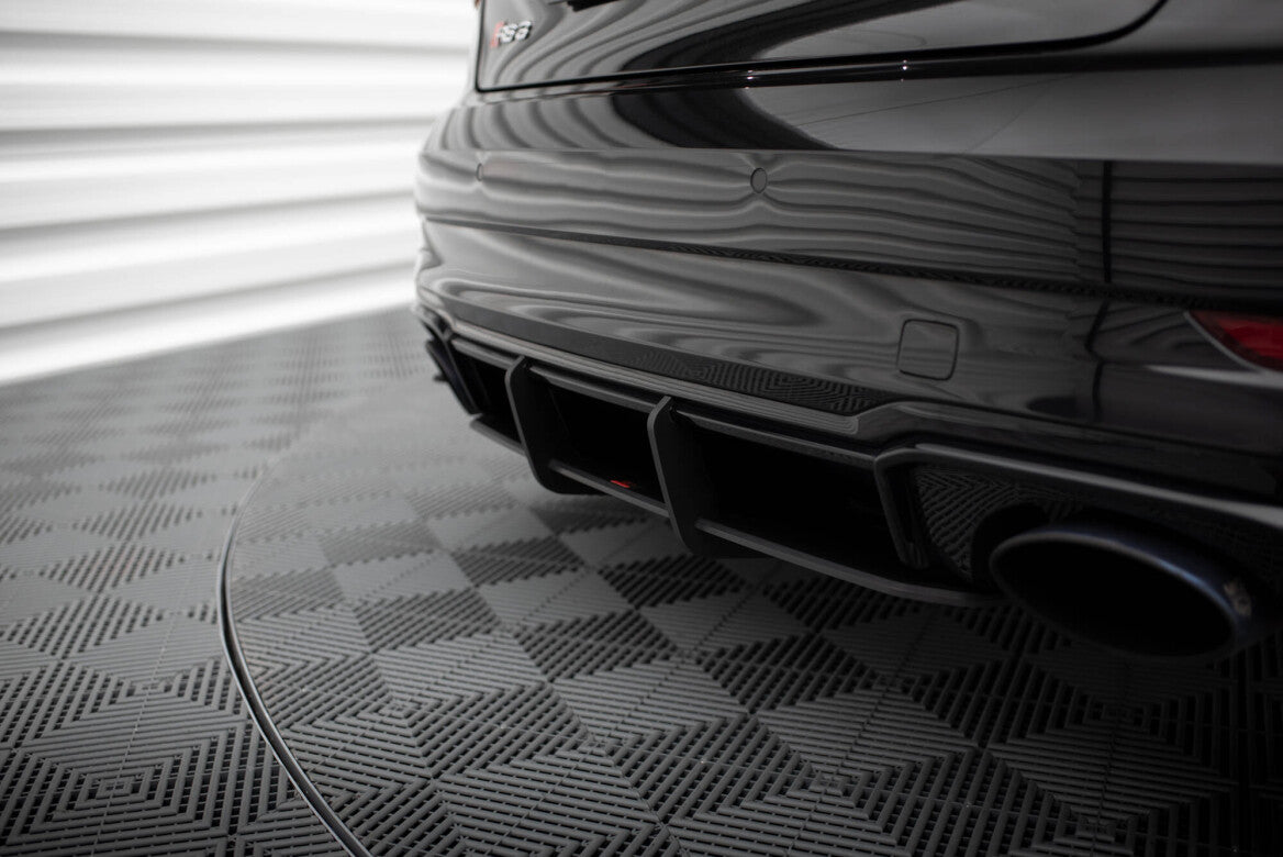 Street Pro Heckschürze Heck Ansatz Diffusor für Audi RS3 Limousine 8V Facelift Maxton Design