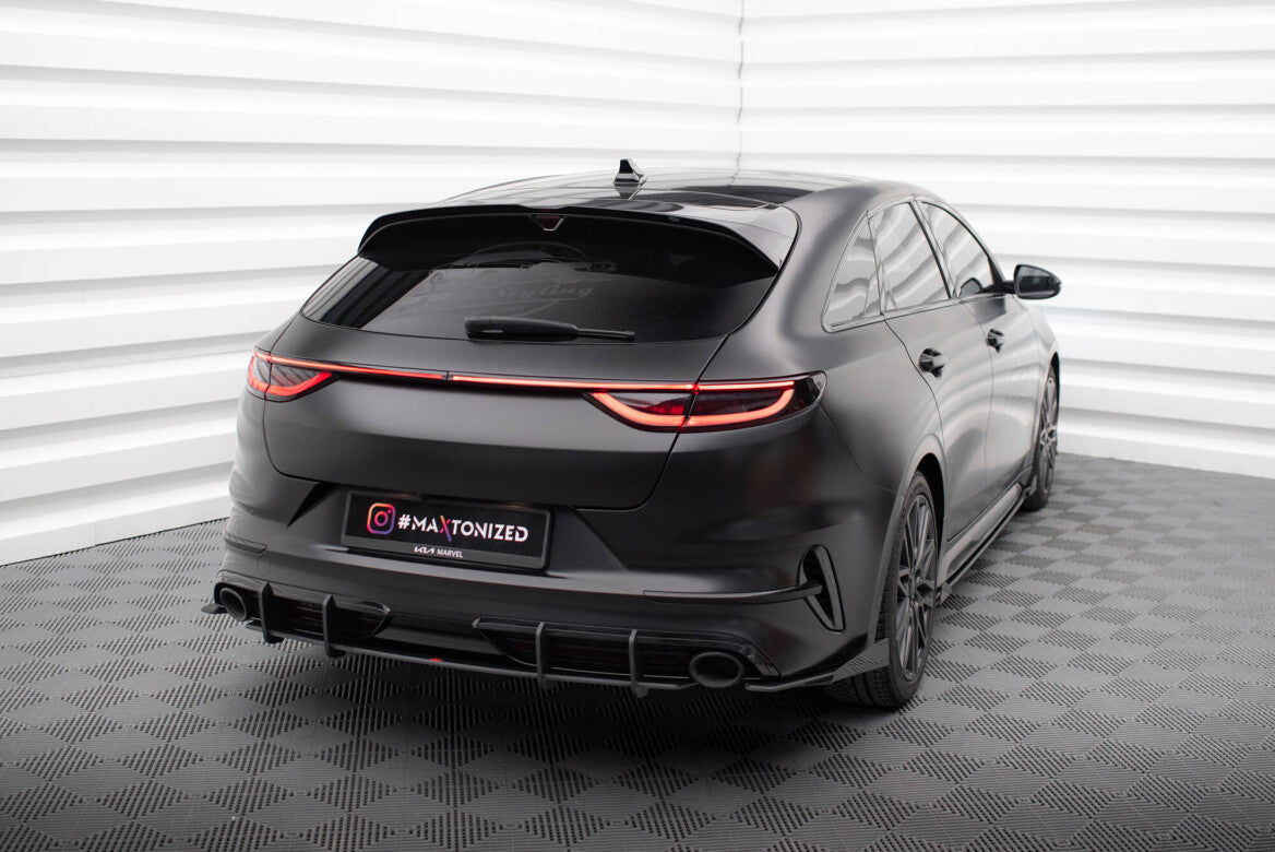 Street Pro Heckschürze Heck Ansatz Diffusor Heck Ansatz für Kia Proceed GT Facelift Maxton Design