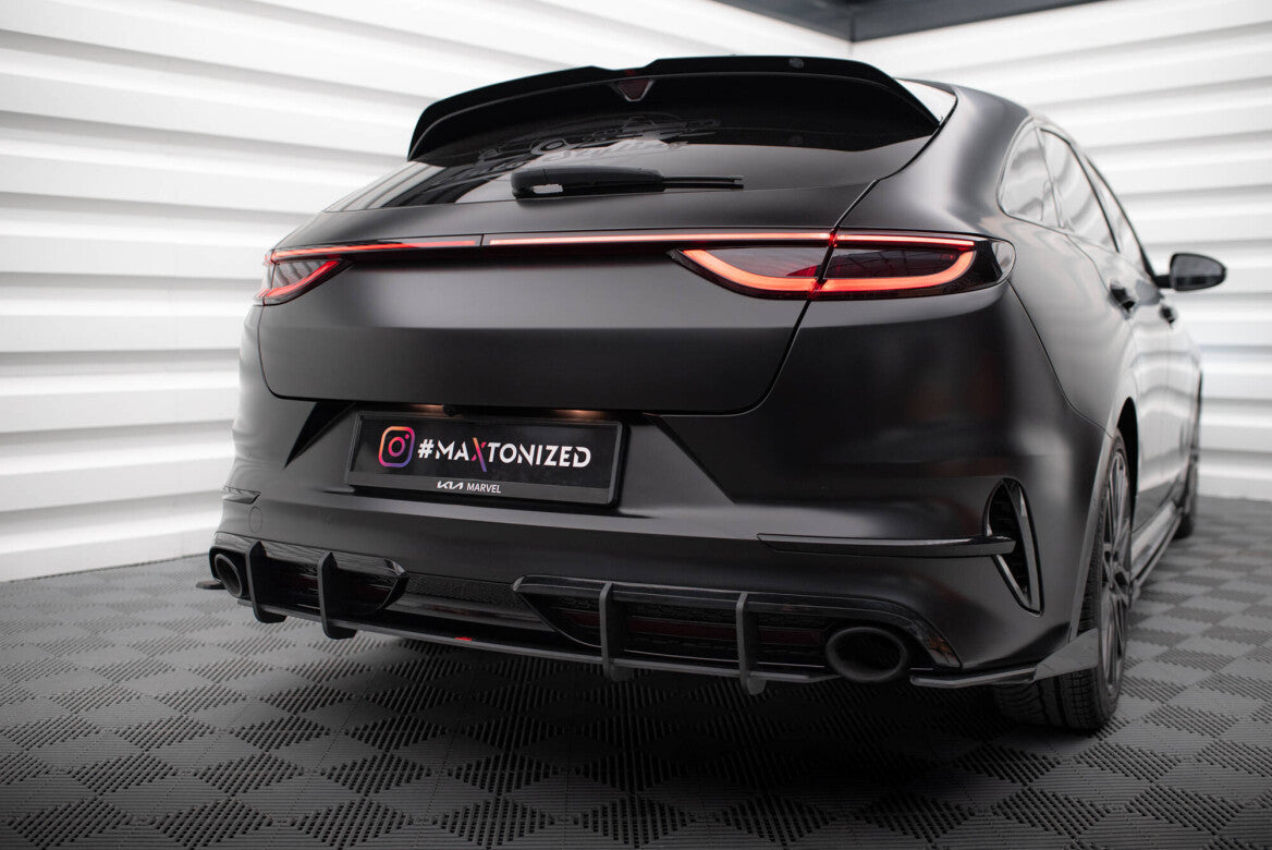 Street Pro Heckschürze Heck Ansatz Diffusor Heck Ansatz für Kia Proceed GT Facelift Maxton Design