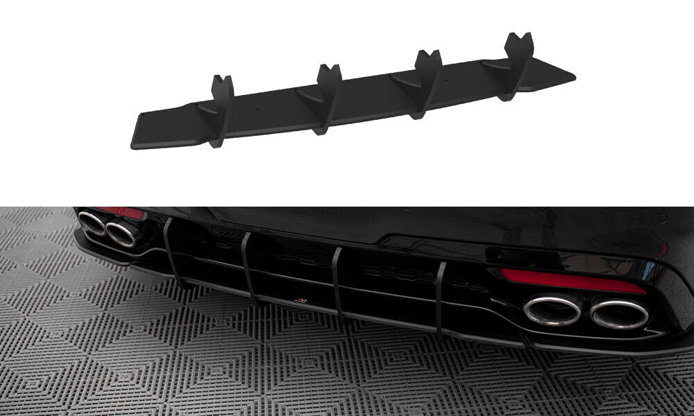 Street Pro Heckschürze Heck Ansatz Diffusor V.1 für Kia Stinger GT-Line Maxton Design