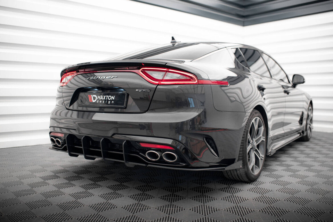 Street Pro Heckschürze Heck Ansatz Diffusor V.1 für Kia Stinger GT-Line Maxton Design