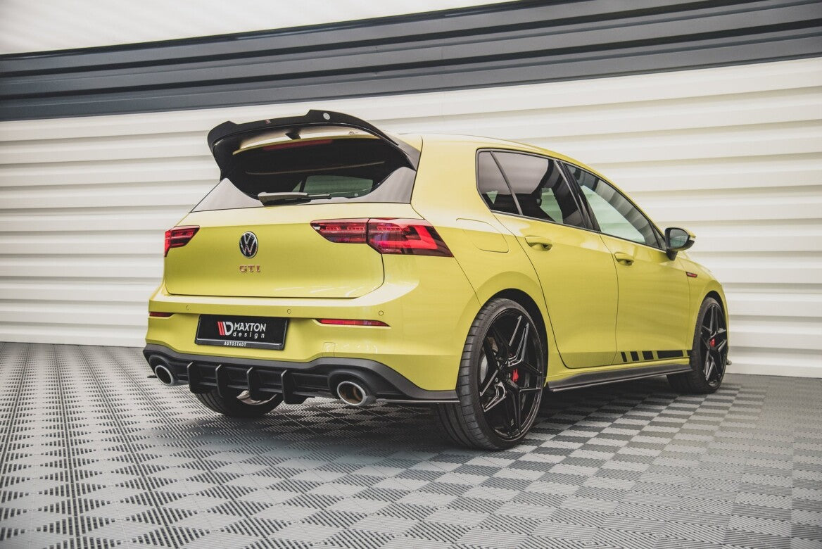 Street Pro Heckschürze Heck Ansatz Diffusor V.1 für VW Golf 8 GTI Clubsport Maxton Design