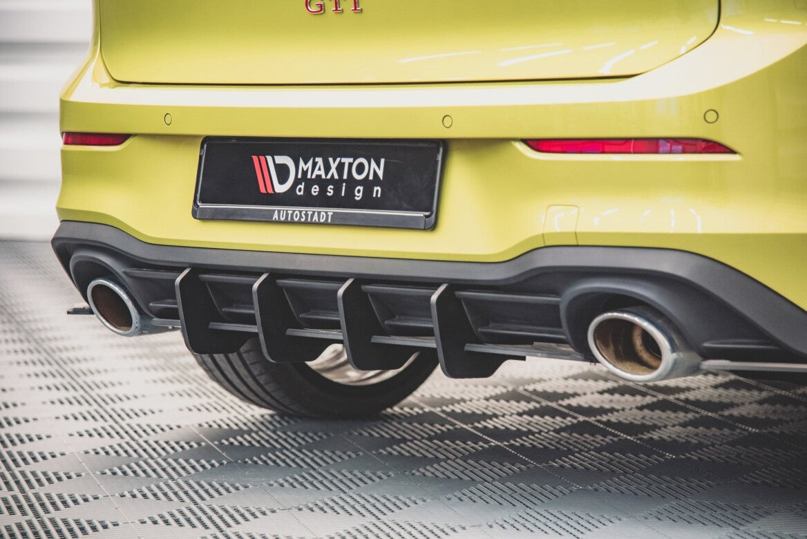 Street Pro Heckschürze Heck Ansatz Diffusor V.1 für VW Golf 8 GTI Clubsport Maxton Design