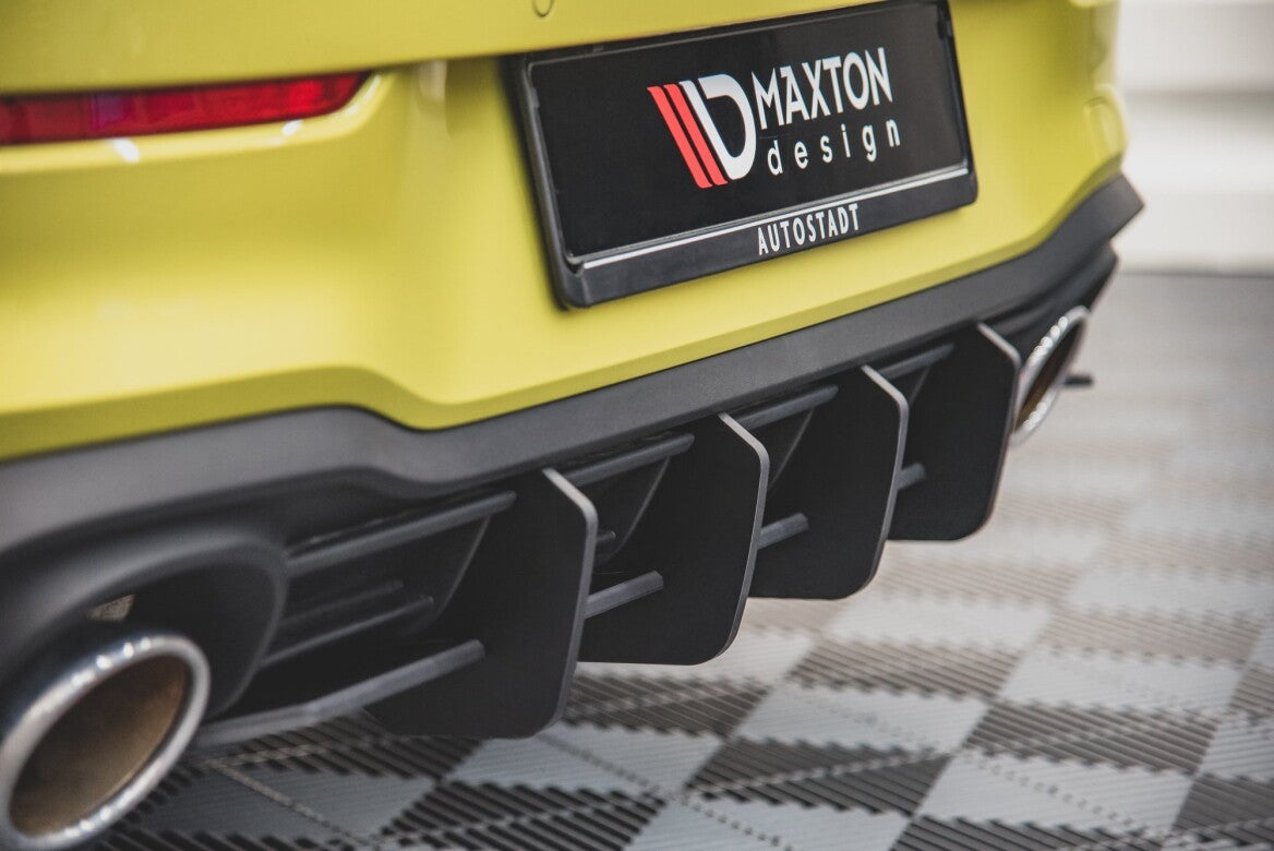 Street Pro Heckschürze Heck Ansatz Diffusor V.1 für VW Golf 8 GTI Clubsport Maxton Design