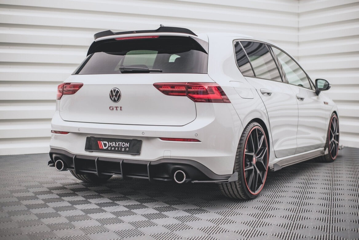 Street Pro Heckschürze Heck Ansatz Diffusor V.1 für VW Golf 8 GTI Maxton Design