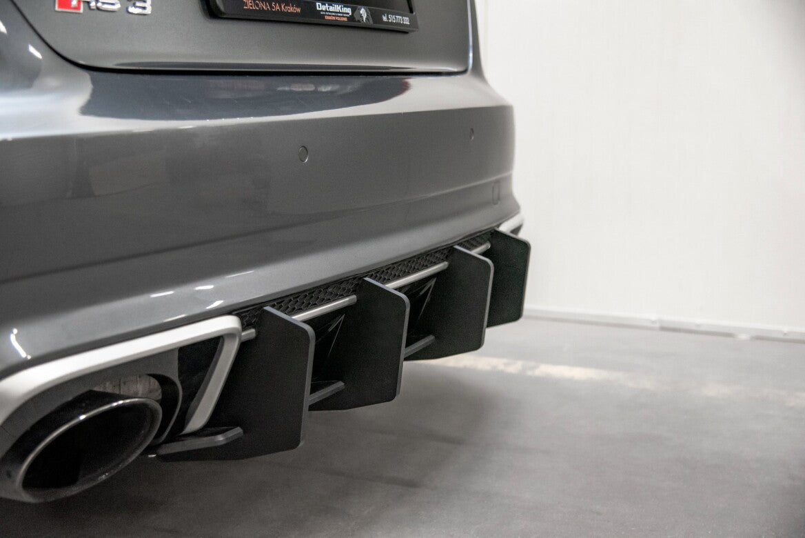Street Pro Heckschürze Heck Ansatz Diffusor V.2 für Audi RS3 8V Sportback Maxton Design