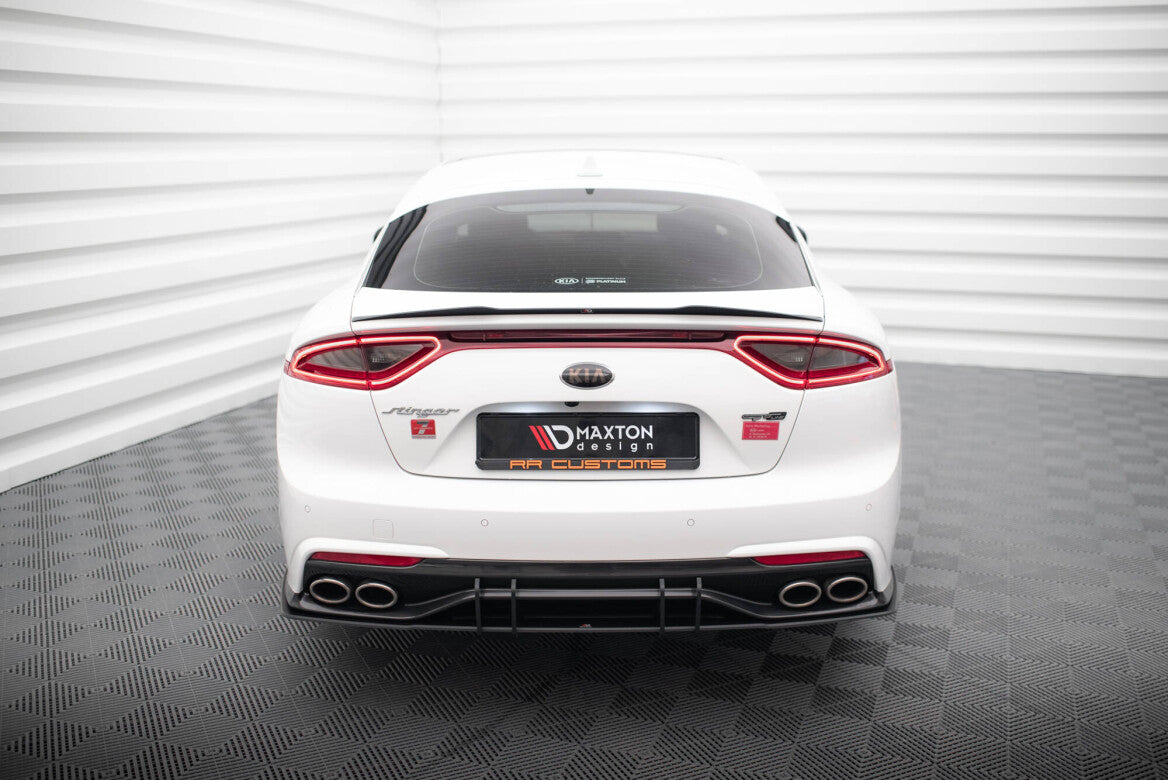 Street Pro Heckschürze Heck Ansatz Diffusor V.2 für Kia Stinger GT-Line Maxton Design