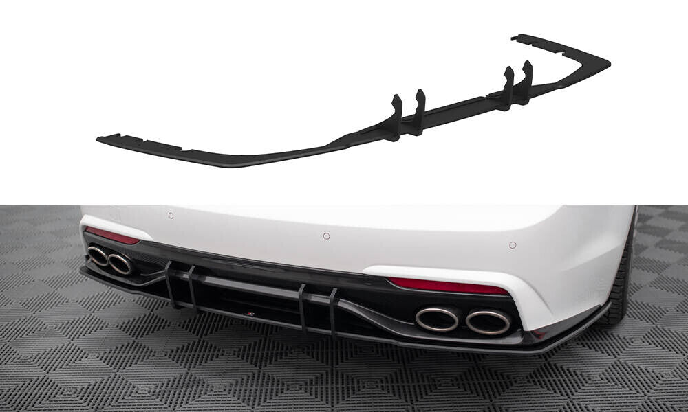 Street Pro Heckschürze Heck Ansatz Diffusor V.2 für Kia Stinger GT-Line Maxton Design