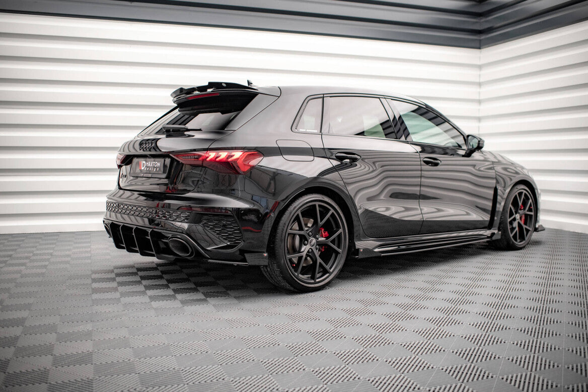 Street Pro Seitenschweller Ansatz Cup Leisten für Audi RS3 Sportback 8Y Maxton Design