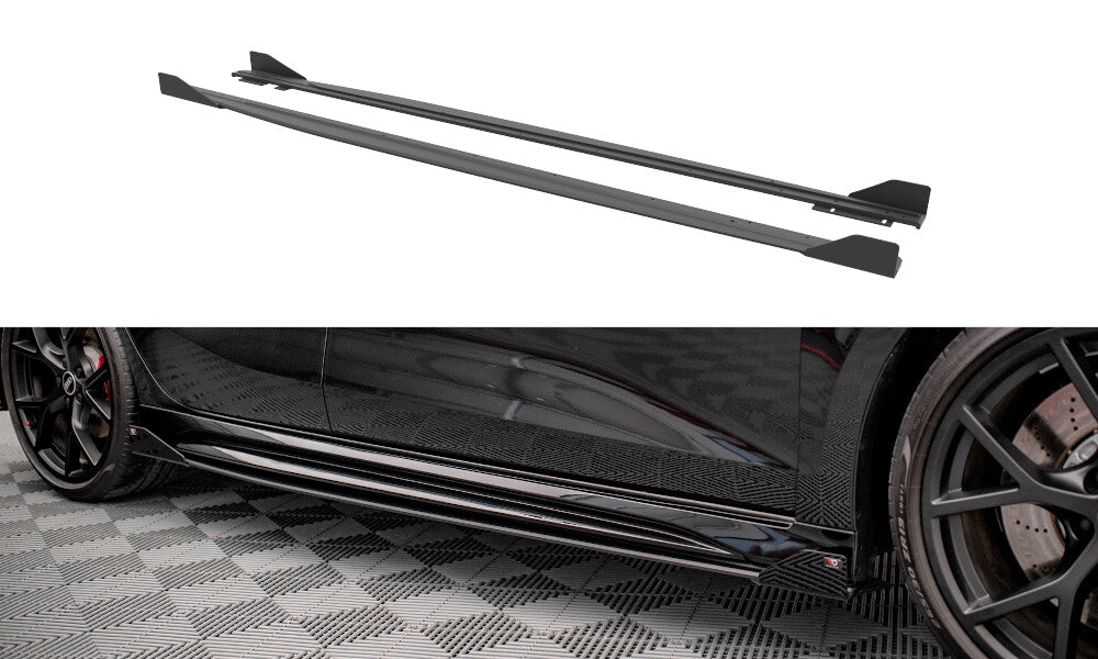 Street Pro Seitenschweller Ansatz Cup Leisten für Audi RS3 Sportback 8Y Maxton Design