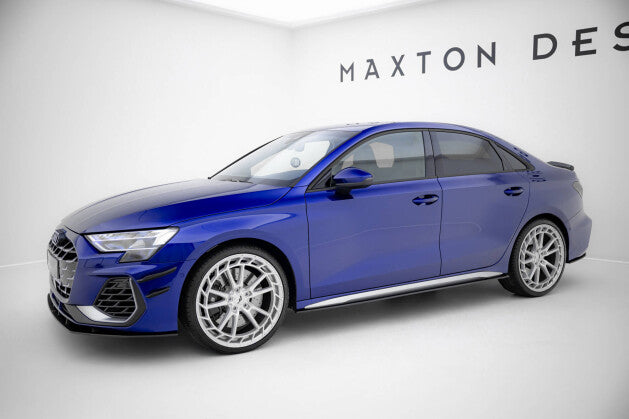Street Pro Seitenschweller Ansatz Cup Leisten für Audi S3 / A3 S-line 8Y Facelift Maxton Design