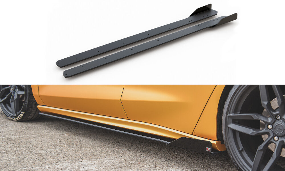 Street Pro Seitenschweller Ansatz Cup Leisten für Ford Focus ST / ST-Line Mk4 Maxton Design