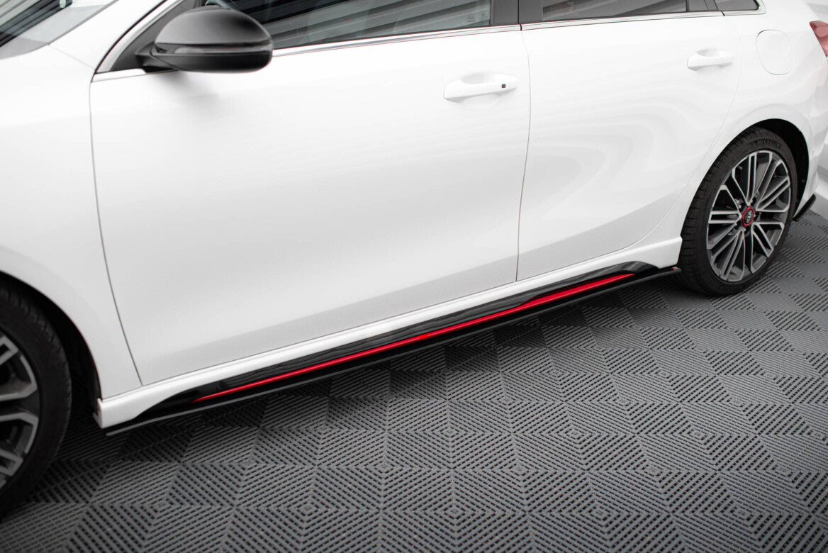 Street Pro Seitenschweller Ansatz Cup Leisten für Kia Ceed GT Maxton Design