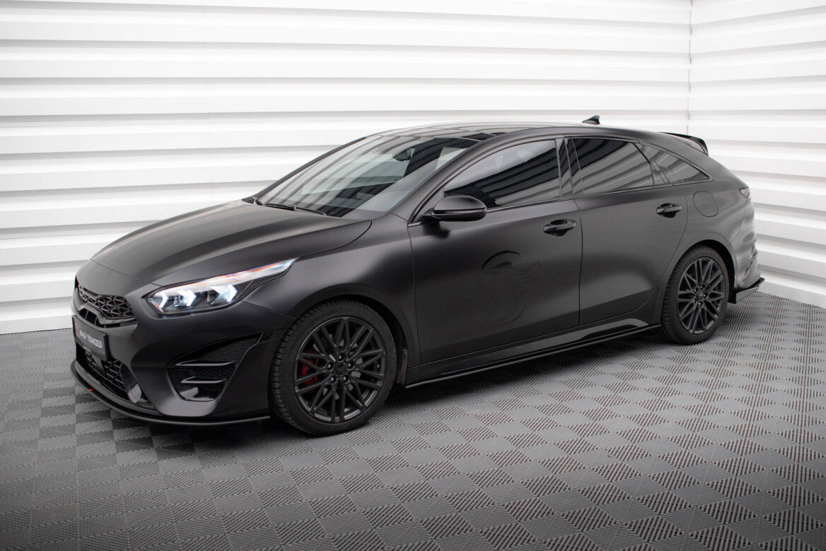 Street Pro Seitenschweller Ansatz Cup Leisten für Kia Proceed GT Facelift Maxton Design