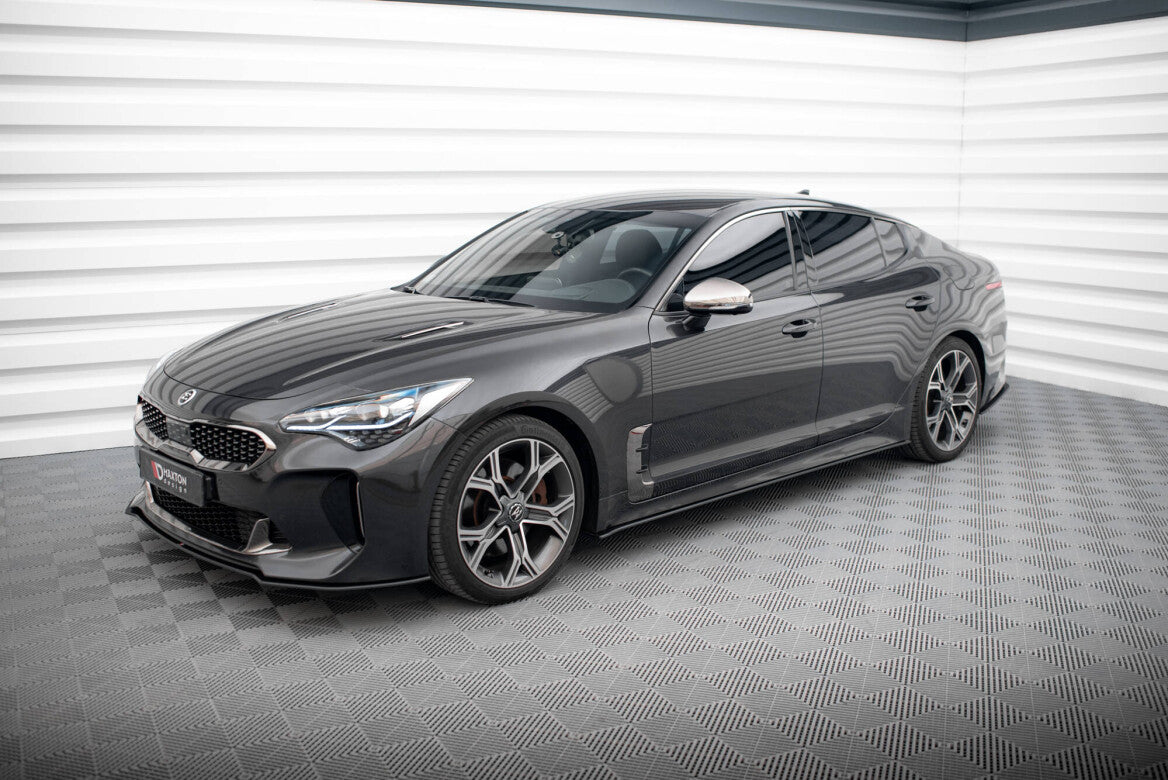 Street Pro Seitenschweller Ansatz Cup Leisten für Kia Stinger GT-Line Maxton Design