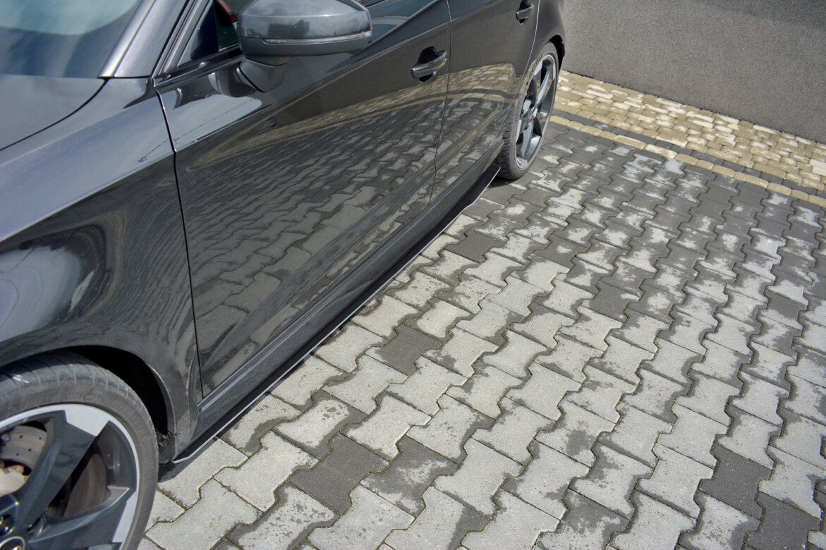 Street Pro Seitenschweller Ansatz Cup Leisten V.1 für Audi RS3 8V FL Sportback Maxton Design