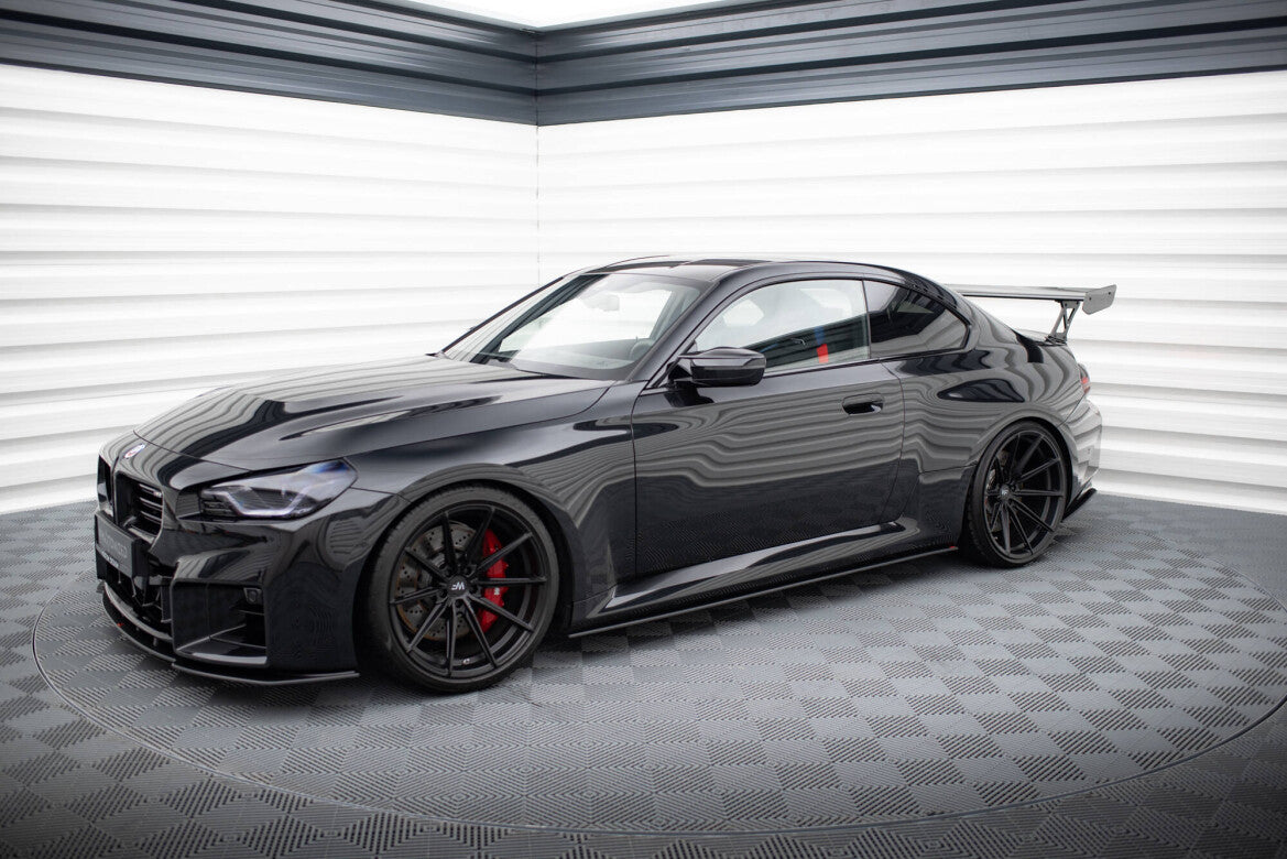 Street Pro Seitenschweller Ansatz Cup Leisten V.1 für BMW M2 G87 Maxton Design
