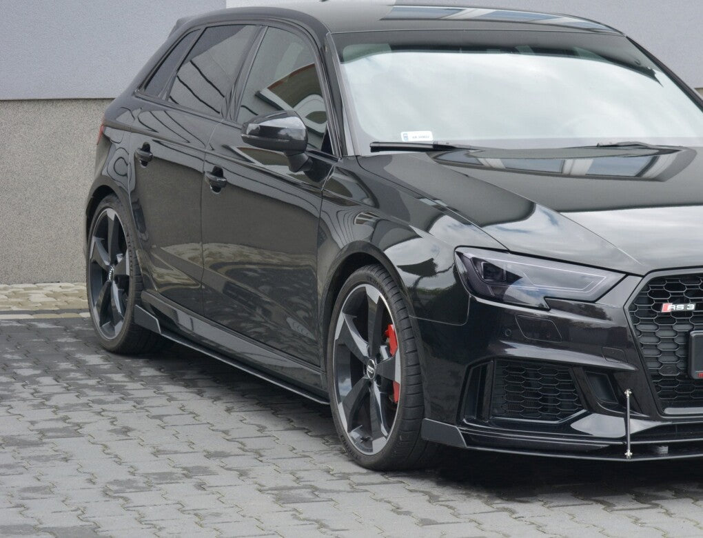 Street Pro Seitenschweller Ansatz Cup Leisten V.2 für Audi RS3 8V FL Sportback Maxton Design