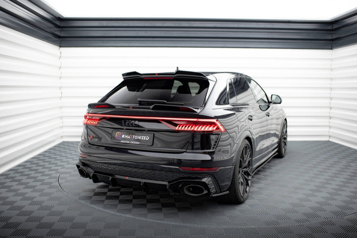 Unterer Heck Spoiler Aufsatz Abrisskante 3D für Audi Q8 / RSQ8 / SQ8 / Q8 S-Line Maxton Design