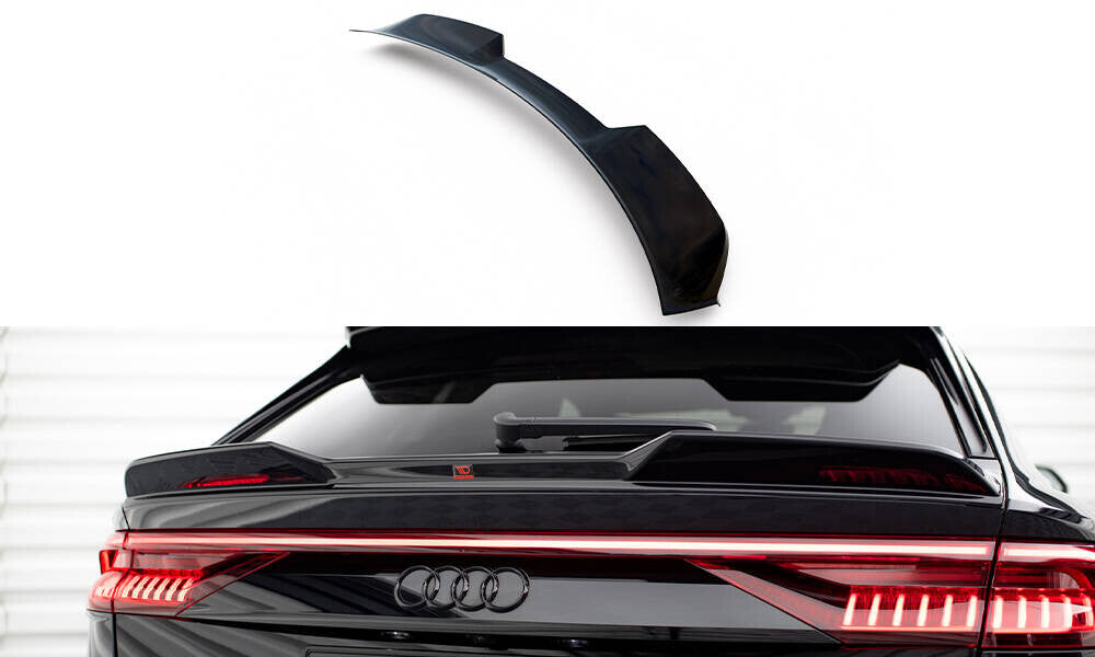 Unterer Heck Spoiler Aufsatz Abrisskante 3D für Audi Q8 / RSQ8 / SQ8 / Q8 S-Line Maxton Design