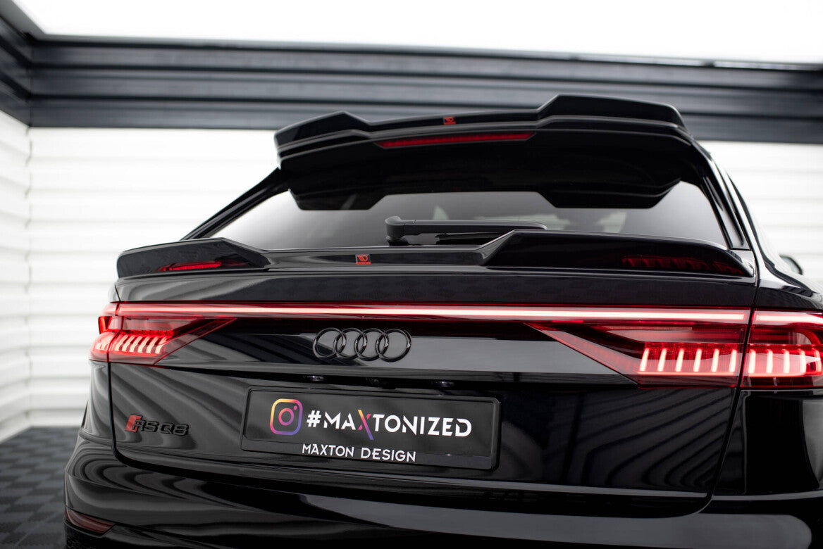 Unterer Heck Spoiler Aufsatz Abrisskante 3D für Audi Q8 / RSQ8 / SQ8 / Q8 S-Line Maxton Design