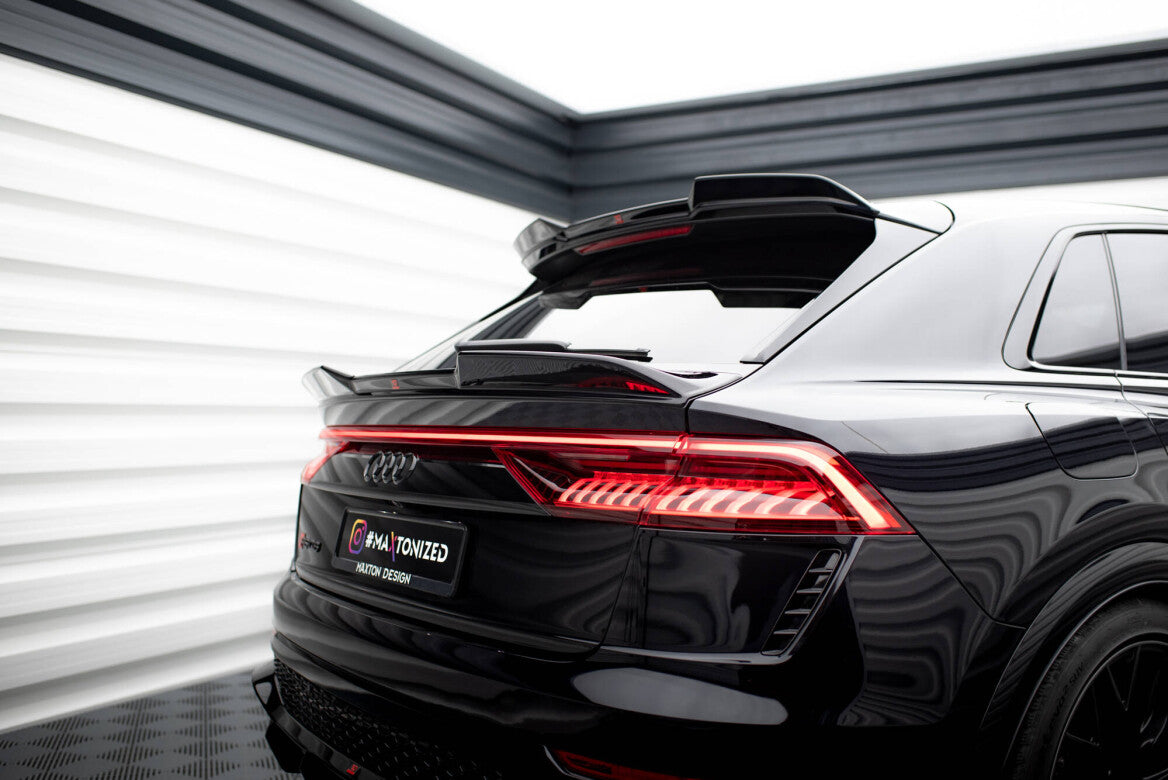 Unterer Heck Spoiler Aufsatz Abrisskante 3D für Audi Q8 / RSQ8 / SQ8 / Q8 S-Line Maxton Design