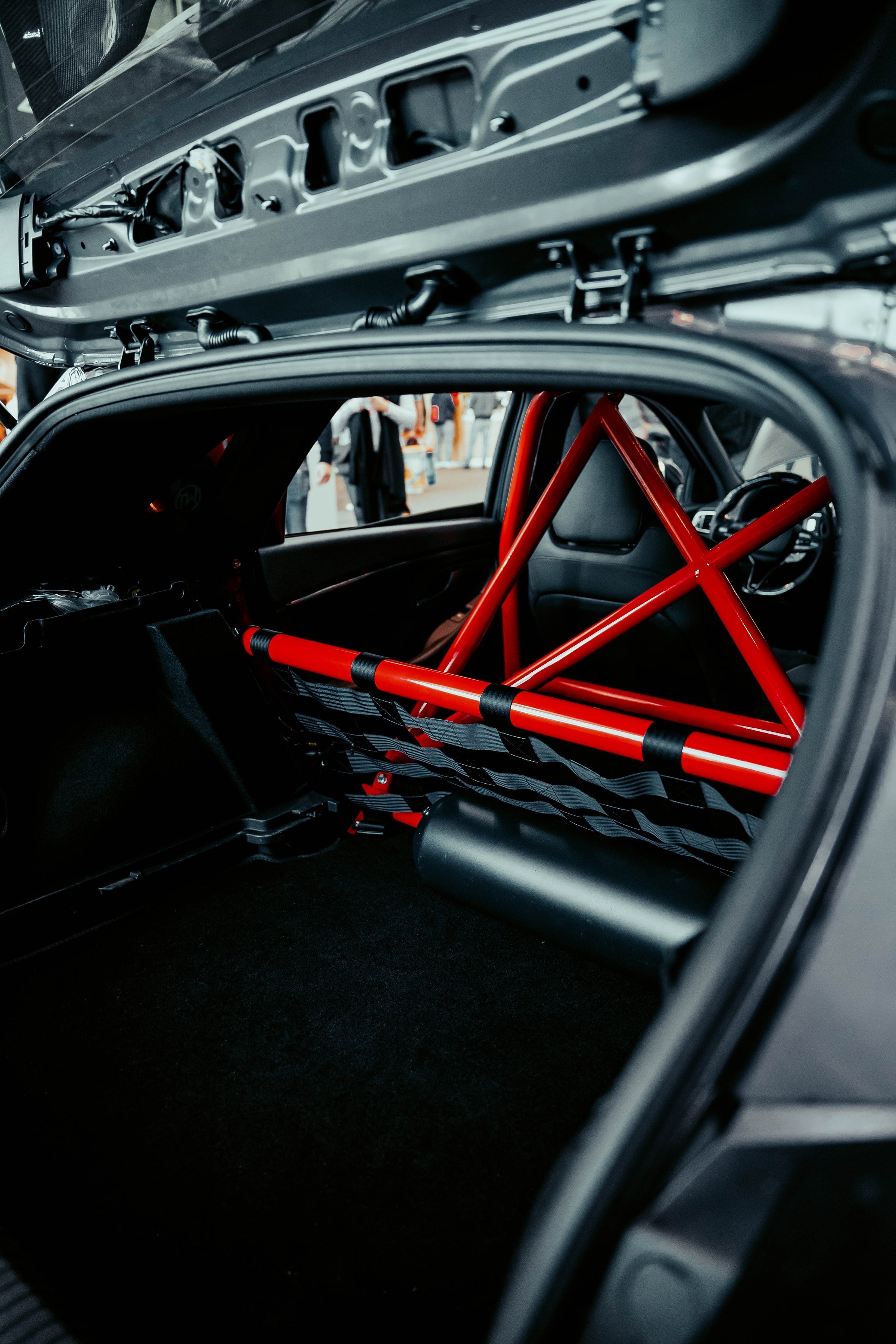 Clubsport Set - Strebe mit Netz für Hyundai I30N Stern Performance Parts