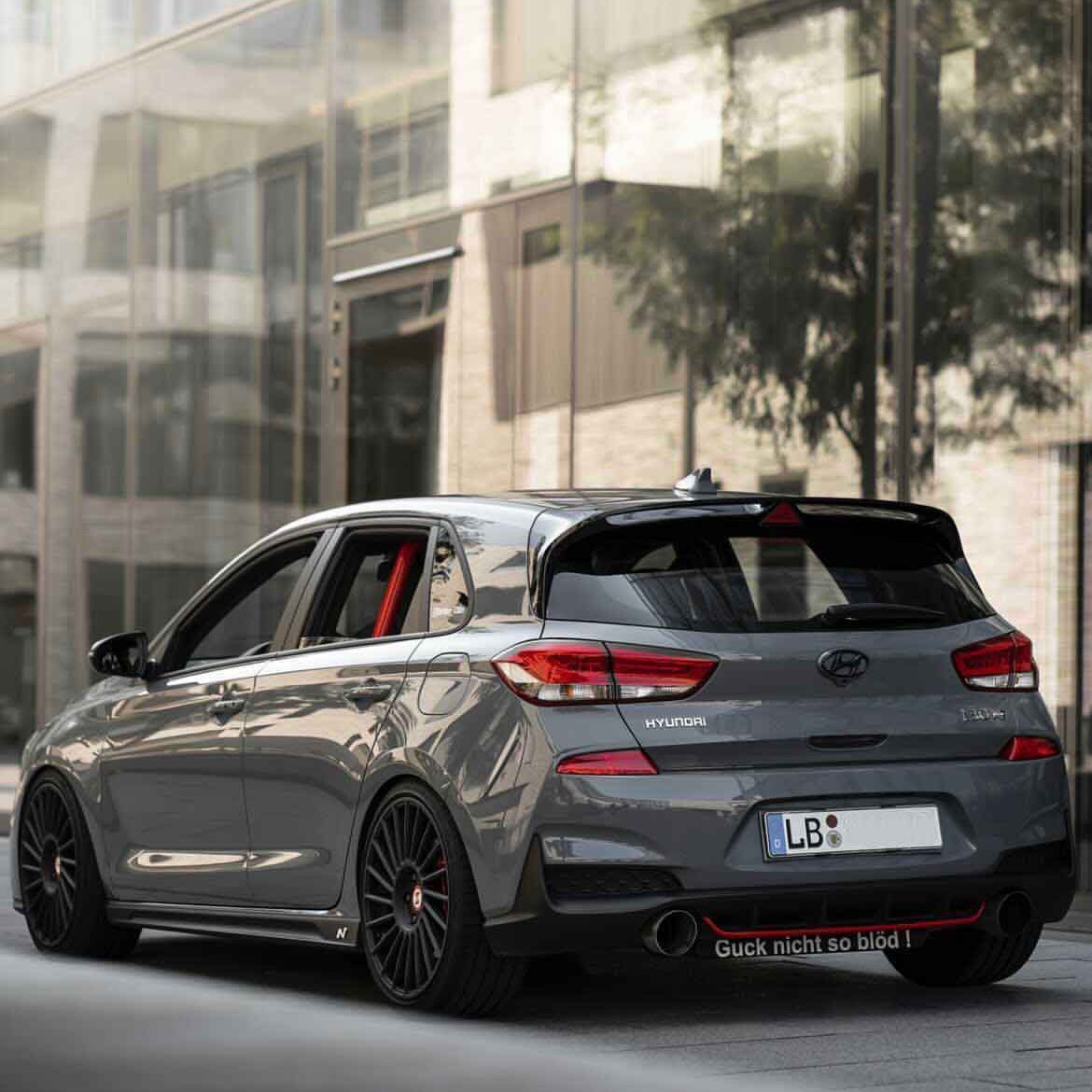 Auspuffblenden Sticker für Hyundai I30N NTECHNIKS