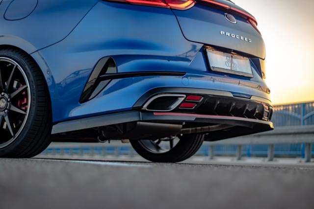 Heckdifussor Kia Proceed GT Giacuzzo