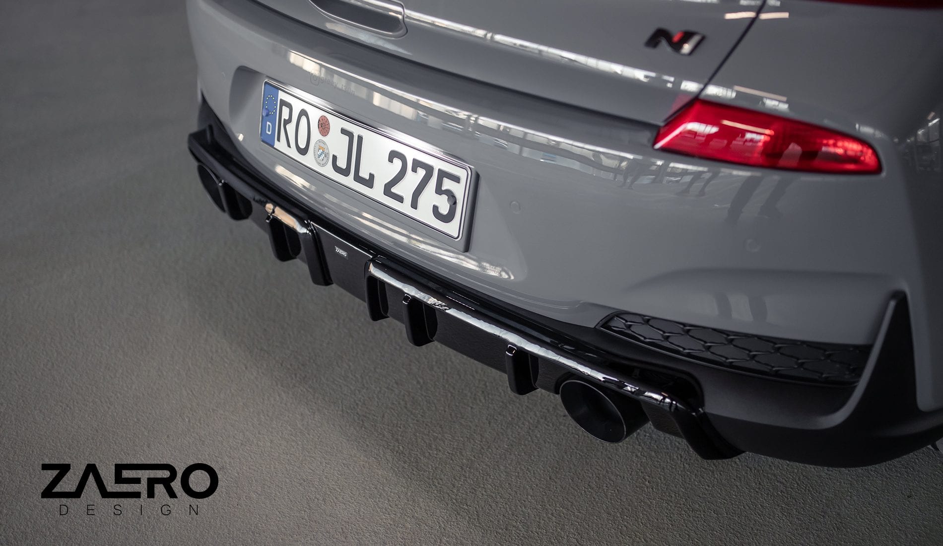 Diffusor für Hyundai I30N Hatchback V.1 Zaero-Design