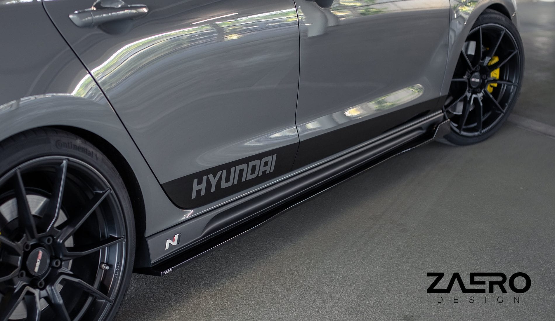 Seitenschweller Ansatz für Hyundai I30N V.1 Zaero-Design