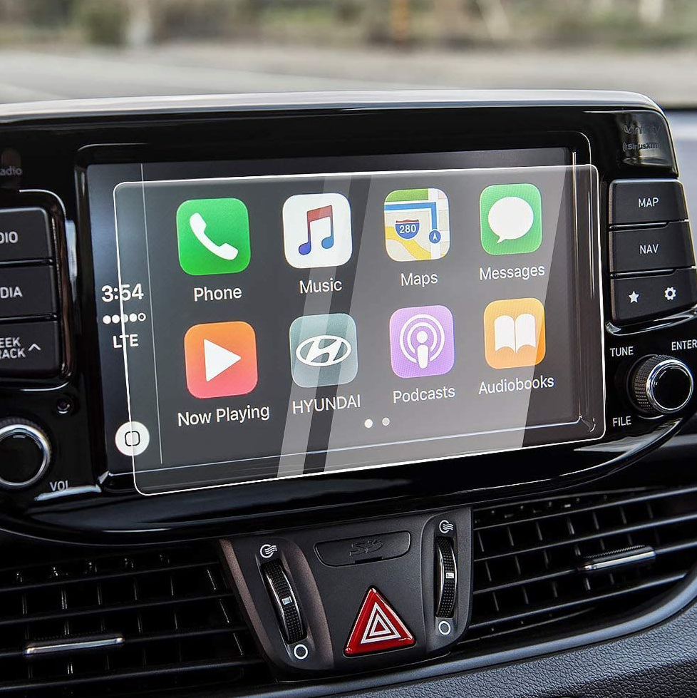 NTECHNIKS Displayschutz Navi Panzerglas für Hyundai I30N NTECHNIKS