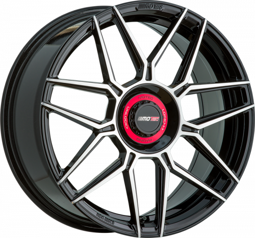 Motec GT.One  Schwarz-Glanz-poliert-8.5x20-ET40-114.3 Motec