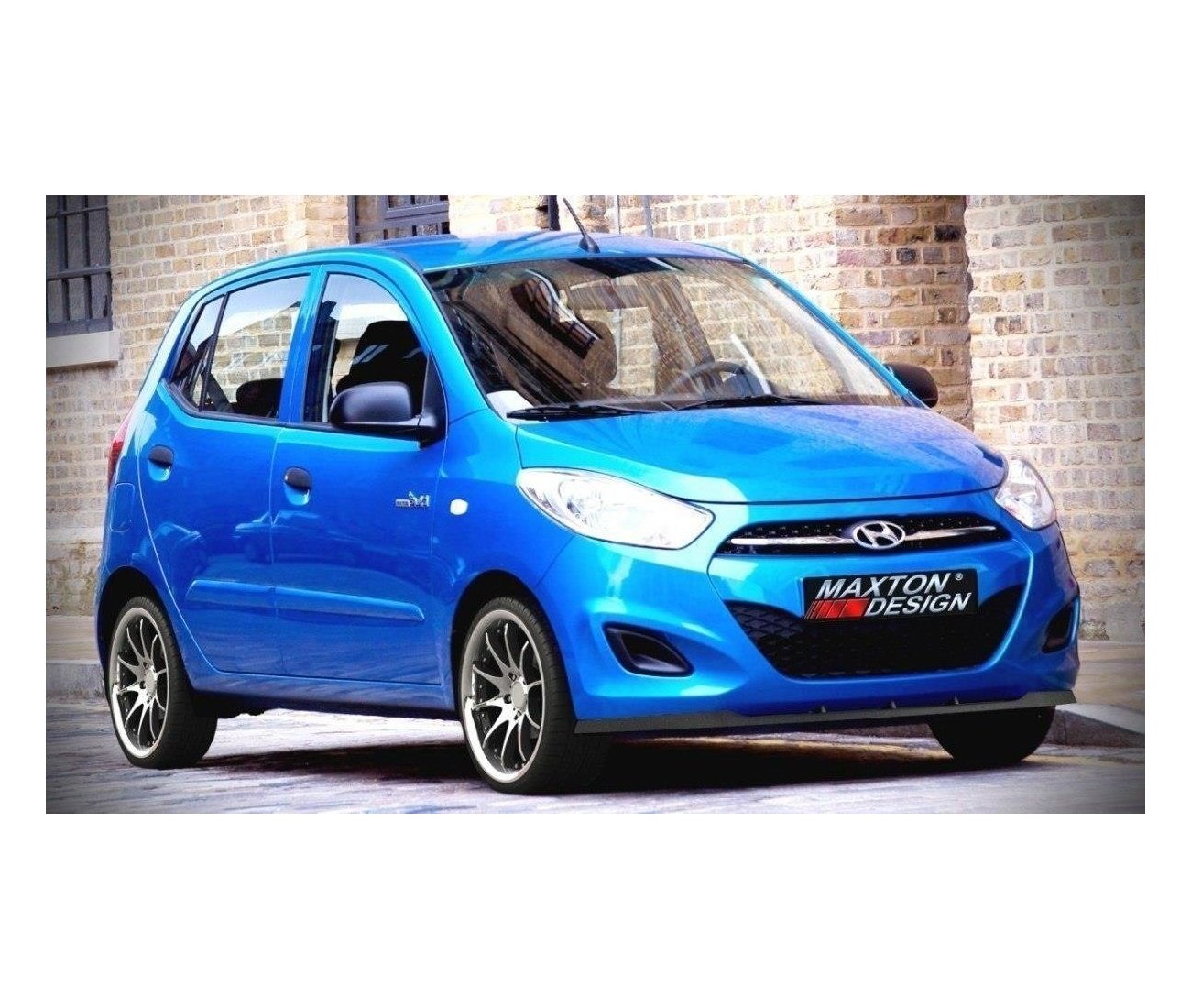 Cup Spoilerlippe Front Ansatz für Hyundai I10 Maxton Design