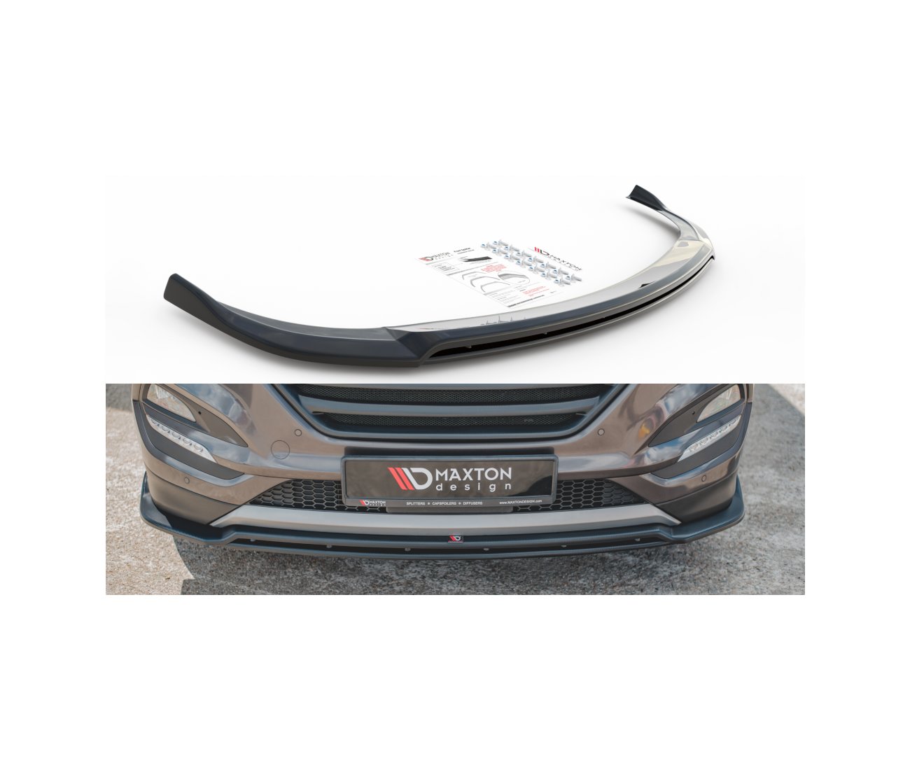 Cup Spoilerlippe Front Ansatz für Hyundai Tucson Maxton Design