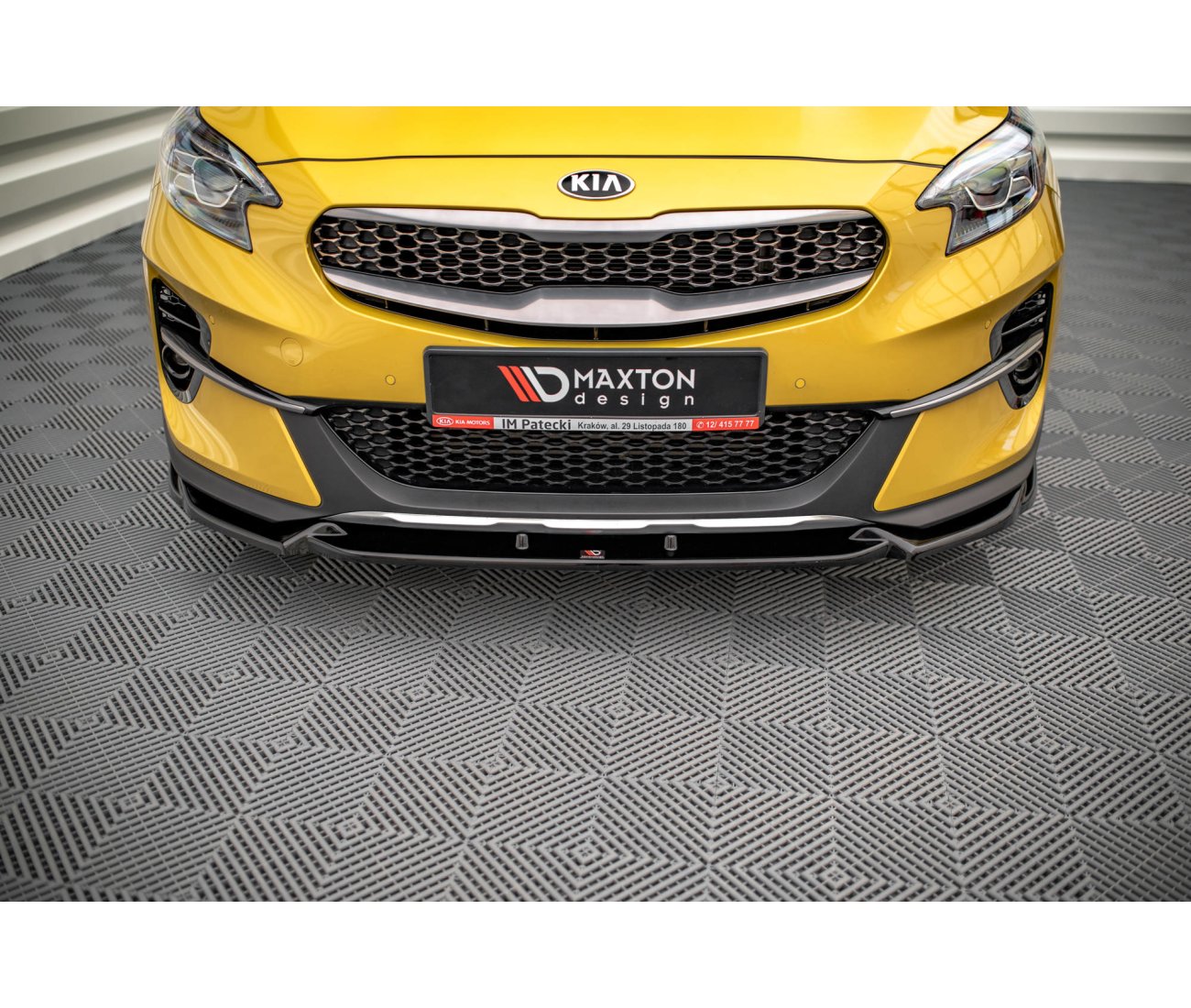 Cup Spoilerlippe Front Ansatz für Kia XCeed Maxton Design