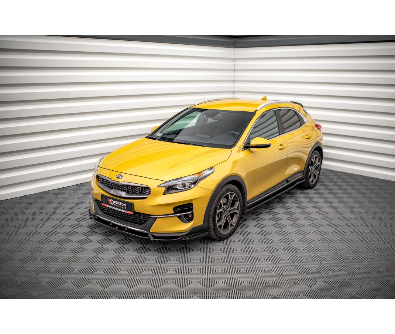 Cup Spoilerlippe Front Ansatz für Kia XCeed Maxton Design