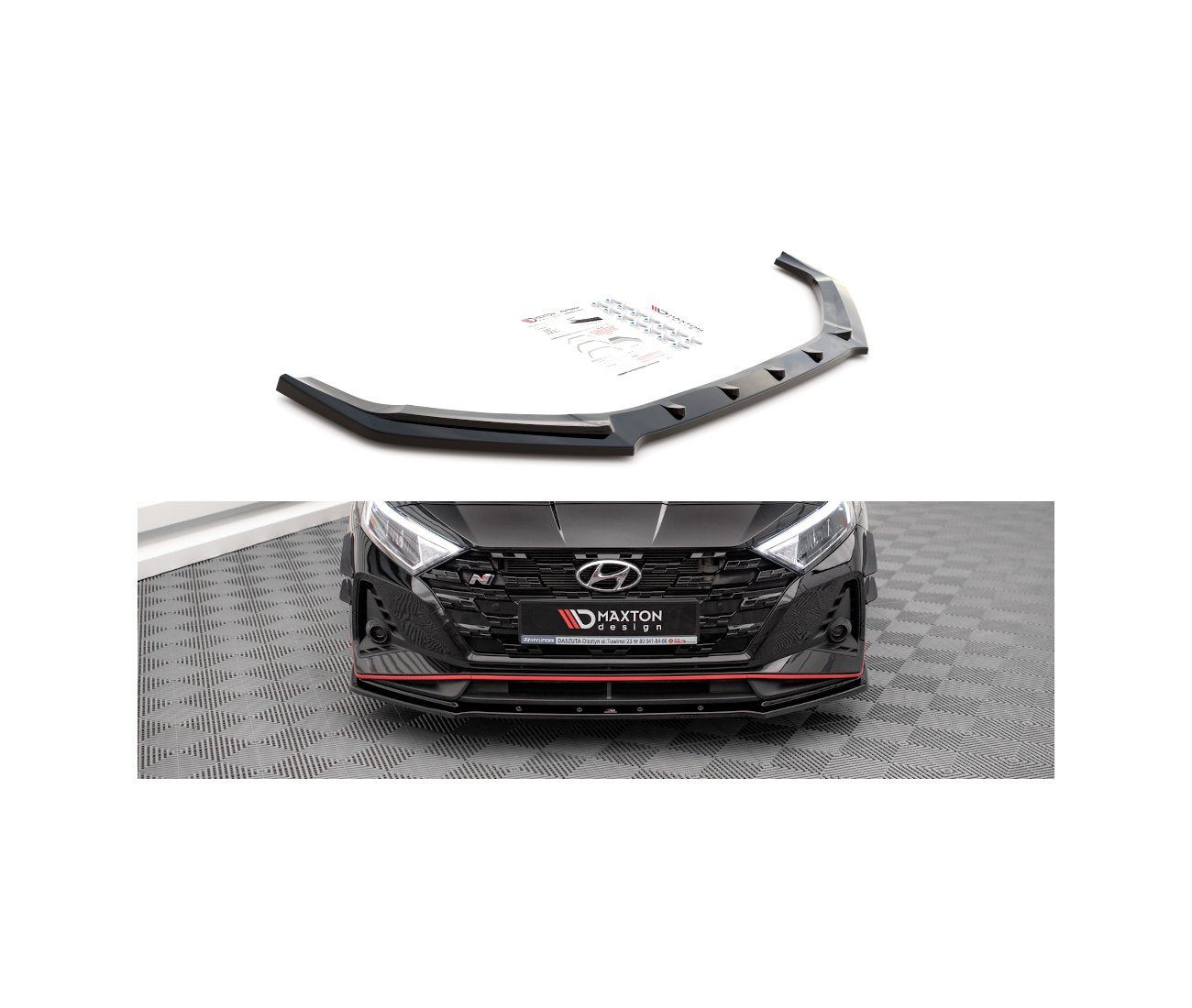 Cup Spoilerlippe V.1 für Hyundai I20N Maxton Design