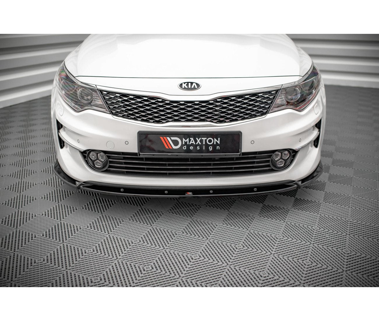 Cup Spoilerlippe Front Ansatz V.1 für Kia Optima Maxton Design