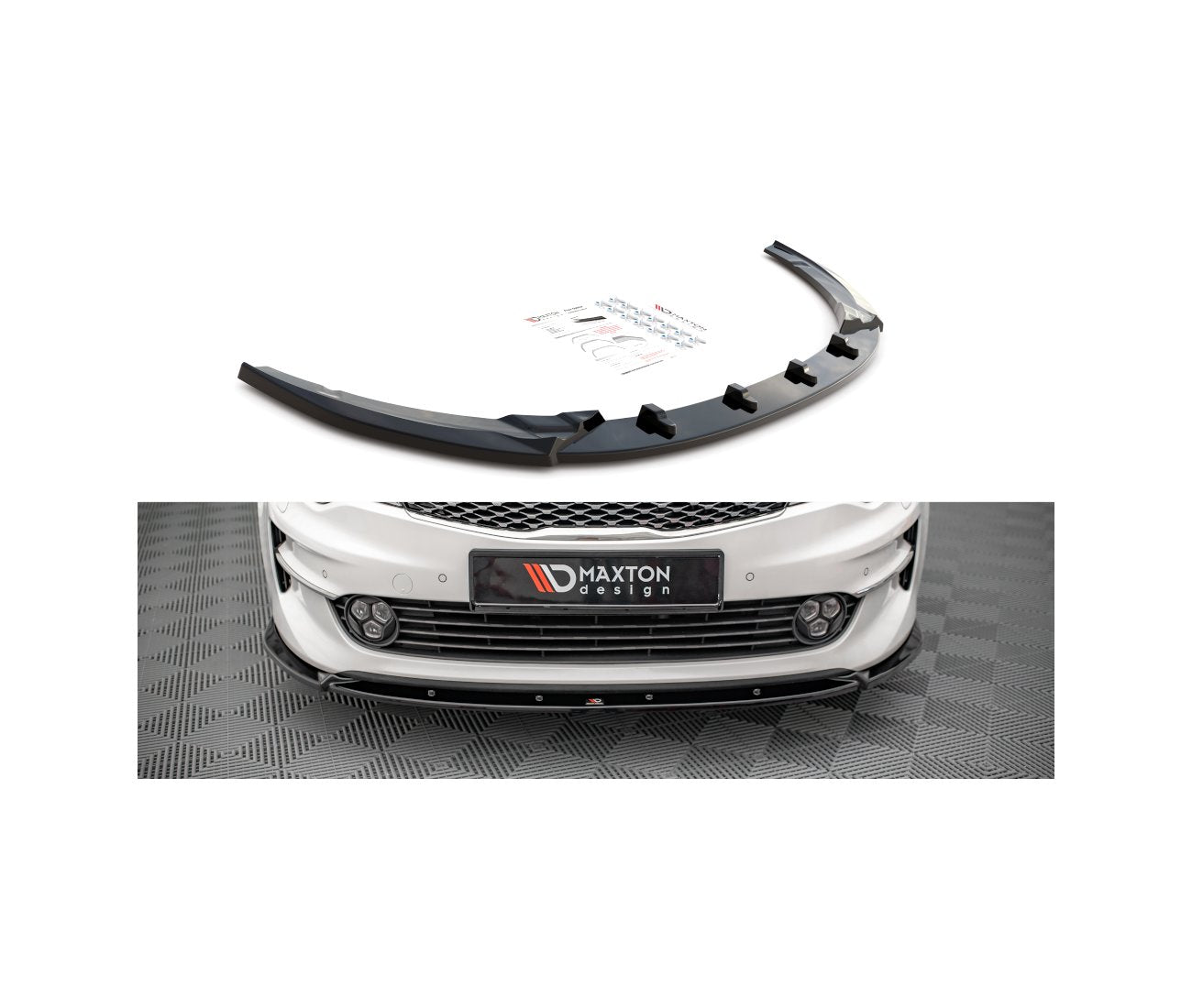 Cup Spoilerlippe Front Ansatz V.1 für Kia Optima Maxton Design