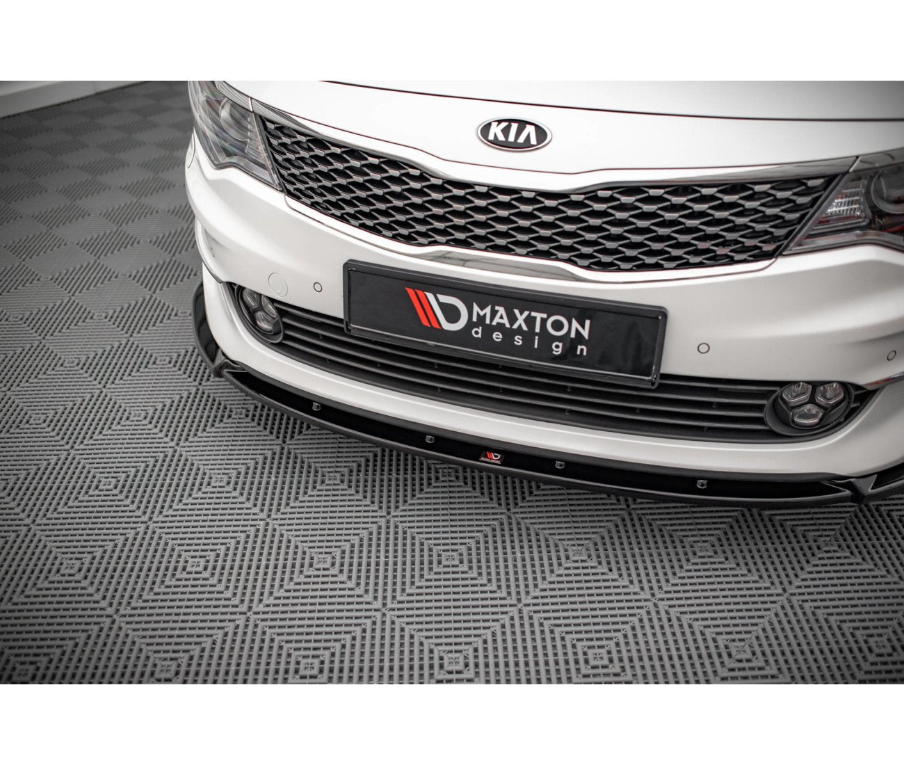 Cup Spoilerlippe Front Ansatz V.1 für Kia Optima Maxton Design